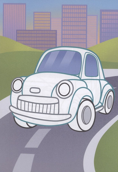 Изображение товара Раскраска Проф-Пресс Рисуем пальчиками. Машинки (9785378355044)