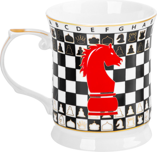 Изображение товара Кружка Elan Gallery Ход конем / 420727 (New Bone China)