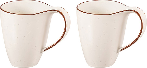 Изображение товара Набор кружек Elan Gallery Терра / 540979 (бежево-белый)