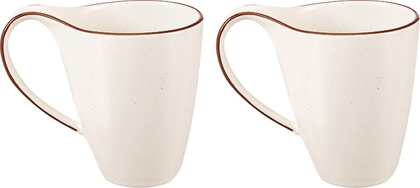 Изображение товара Набор кружек Elan Gallery Терра / 540979 (бежево-белый)
