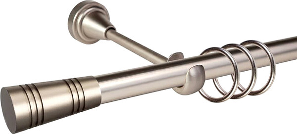 Изображение товара Карниз для штор АС ФОРОС Grace D19Г + наконечники Савона (1.6м, сатин)