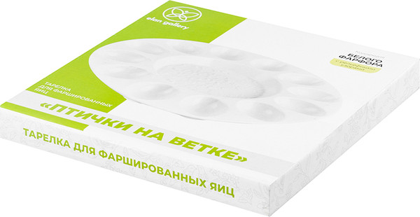 Изображение товара Блюдо для яиц Elan Gallery Птички на ветке / 540970