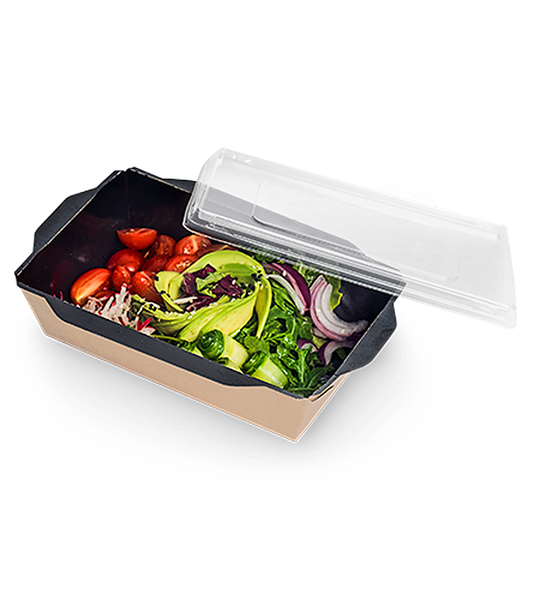 Изображение товара Набор одноразовых контейнеров OSQ OpSalad 800 Black Edition (400шт, без крышки)