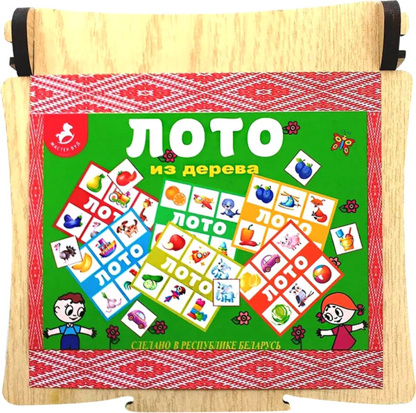 Изображение товара Развивающая игра Мастер Вуд Лото / DL1