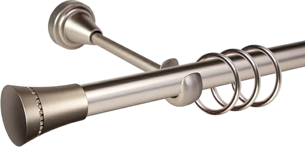 Изображение товара Карниз для штор АС ФОРОС Grace D19Г + наконечники Астурия (1.6м, сатин)