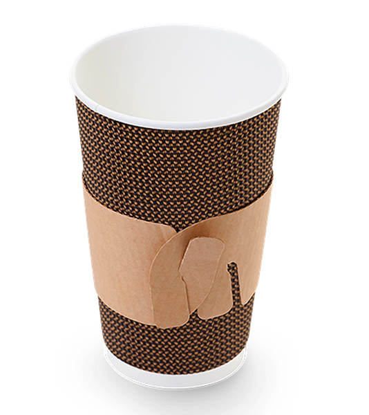 Изображение товара Набор одноразовых держателей для стаканов OSQ Cup Keeper /TL 270x55 (1050in)