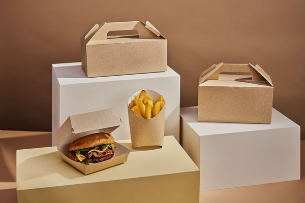 Изображение товара Набор коробок упаковочных для еды OSQ Burger M 100/115x100/115x60 (300шт)