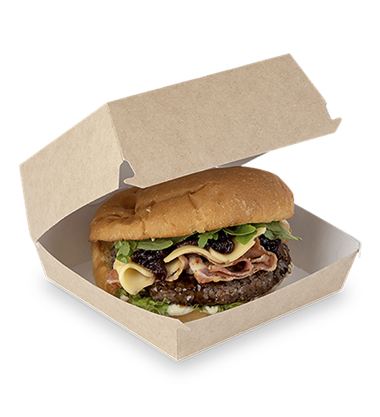 Изображение товара Набор коробок упаковочных для еды OSQ Burger L 123/140x123/140x70 (240шт)