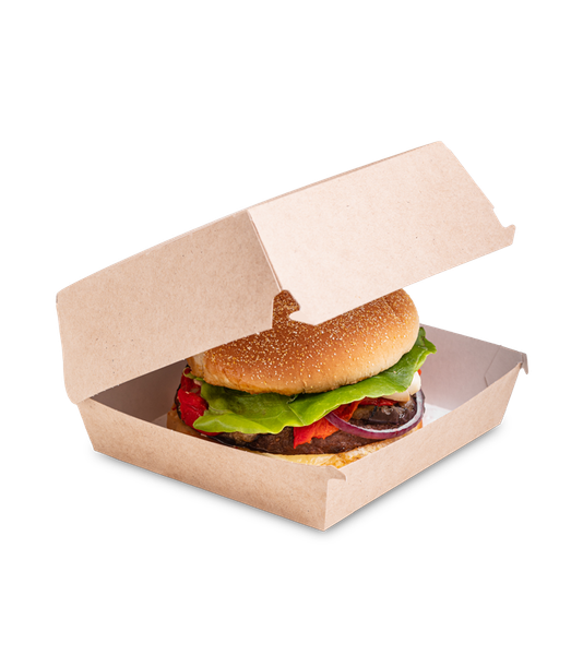 Изображение товара Набор коробок упаковочных для еды OSQ Burger L 123/140x123/140x70 (240шт)