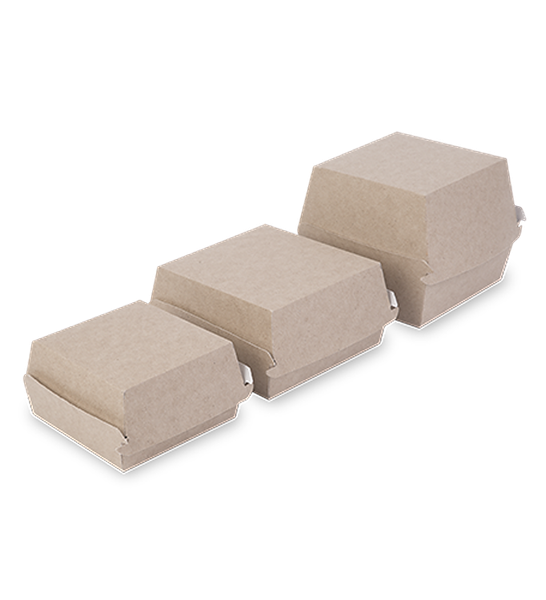 Изображение товара Набор коробок упаковочных для еды OSQ Burger XL 112/140x112/140x120 (220шт)