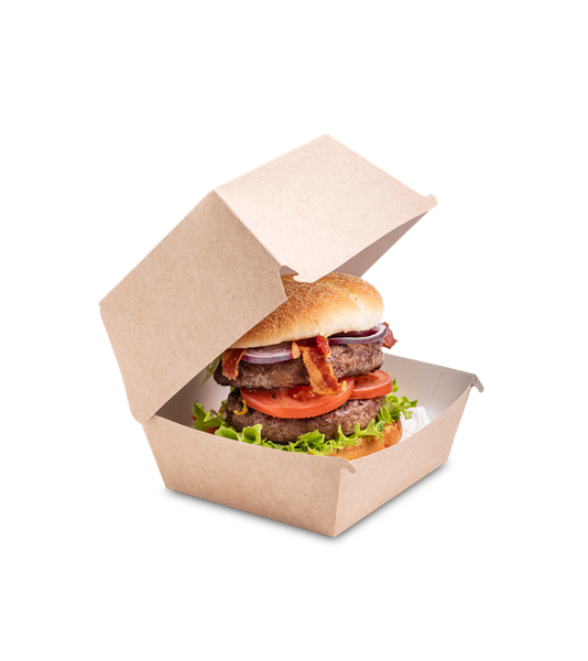 Изображение товара Набор коробок упаковочных для еды OSQ Burger XL 112/140x112/140x120 (220шт)