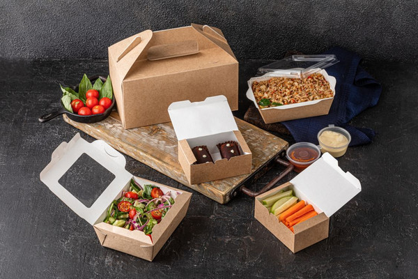 Изображение товара Набор коробок упаковочных для еды OSQ Fast Food Box S 115x75x45 (600шт)