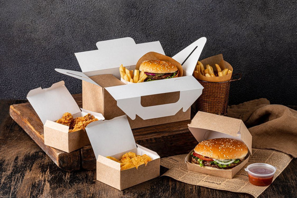 Изображение товара Набор коробок упаковочных для еды OSQ Fast Food Box S 115x75x45 (600шт)