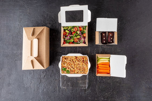 Изображение товара Набор коробок упаковочных для еды OSQ Fast Food Box S 115x75x45 (600шт)