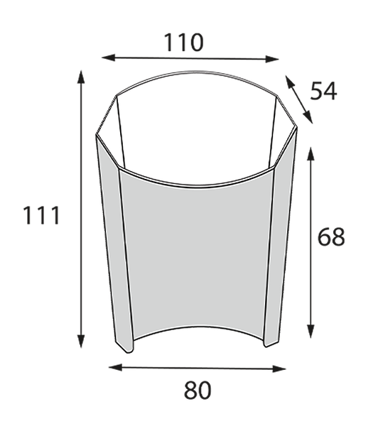Изображение товара Набор коробок упаковочных для еды OSQ Fry M 130x80x30 (700шт)