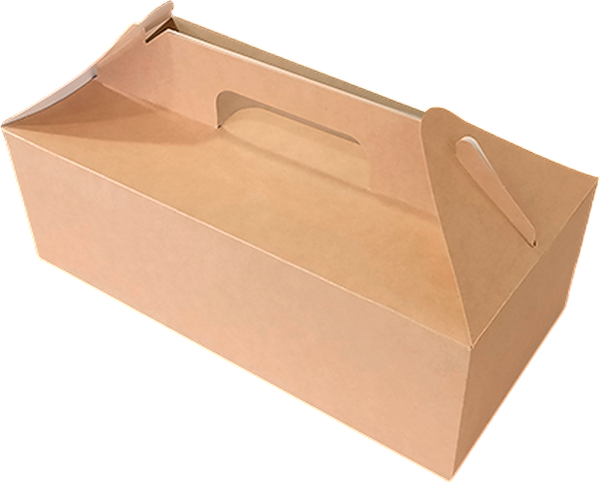 Изображение товара Набор коробок упаковочных для еды OSQ Box With Handle 290x143x98 (200шт)