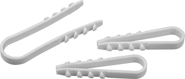 Изображение товара Дюбель-хомут Navigator 5x10мм / 71848 (50шт, белый)