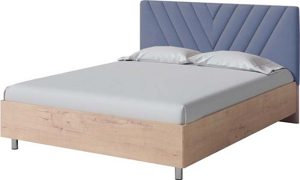 Изображение товара Односпальная кровать Proson Ora 90x200 (бунратти/Selfie глубокий синий)