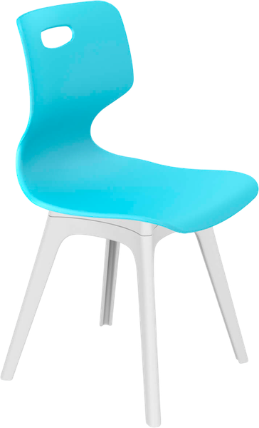 Изображение товара Стул Sheffilton SHT-ST58/S195 A5-7 (голубой/белый)