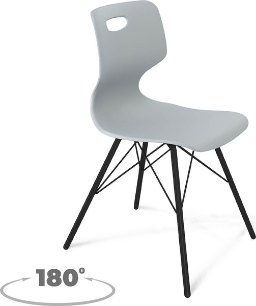 Изображение товара Стул Sheffilton SHT-ST58/S370VP A5-7 (серый/черный муар)