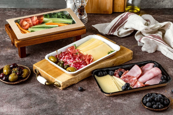 Изображение товара Набор одноразовых контейнеров OSQ Platter 400 200/100x220/110x20 (600шт)