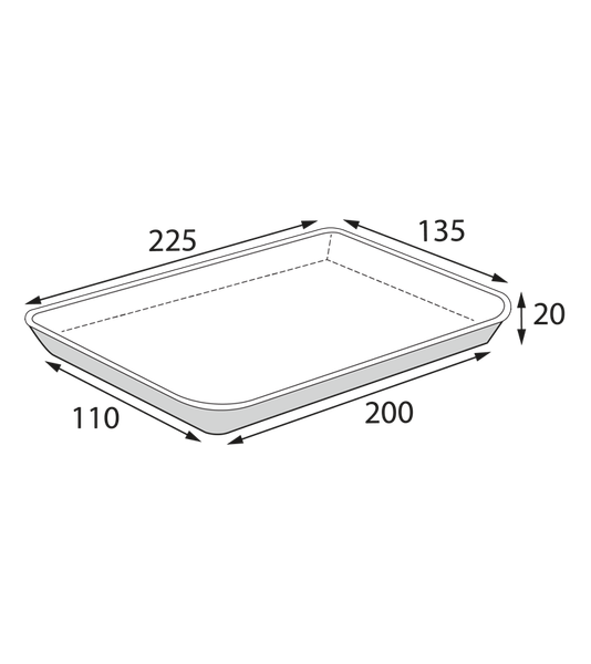 Изображение товара Набор одноразовых контейнеров OSQ Platter 400 200/100x220/110x20 (600шт)