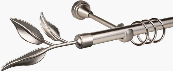 Изображение товара Карниз для штор АС ФОРОС Grace D19Г + наконечники Лавр (2м, сатин)