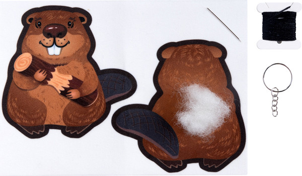 Изображение товара Набор для творчества Десятое королевство Брелок своими руками Бобр / 05869