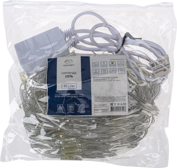 Изображение товара Светодиодная сеть Neon-Night 215-059 (2x1.5м, мультиколор)