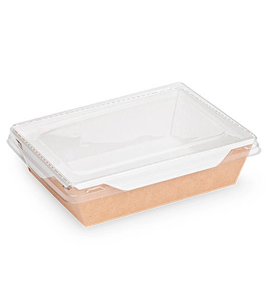 Изображение товара Набор одноразовых контейнеров OSQ OpSalad 500 140/165x105/120x45 (600шт, без крышки)