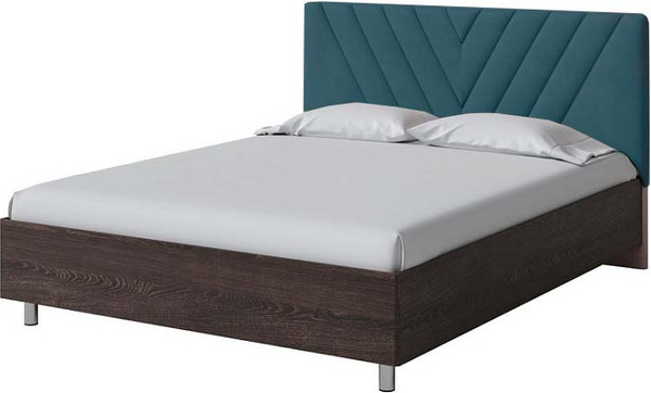 Изображение товара Двуспальная кровать Proson Ora 160x200 (дуб кантербери/Sohu лазурь)