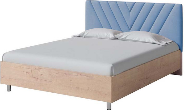 Изображение товара Двуспальная кровать Proson Ora 160x200 (бунратти/Selfie пыльный голубой)