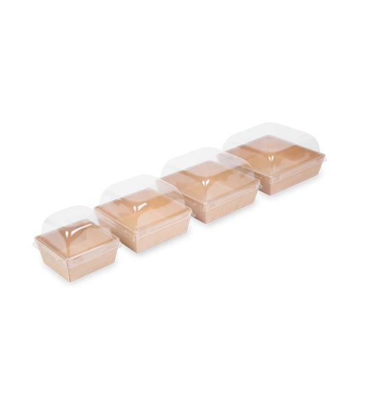 Изображение товара Набор коробок упаковочных для еды OSQ SmartPack 300 box 86/86x40 (300шт)