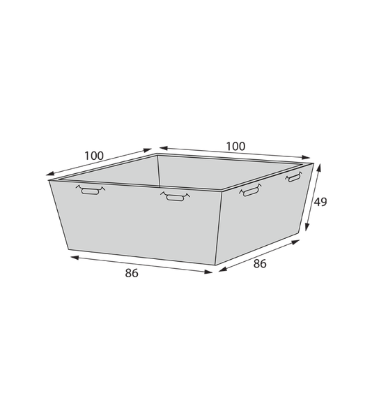 Изображение товара Набор коробок упаковочных для еды OSQ SmartPack 300 box 86/86x40 (300шт)
