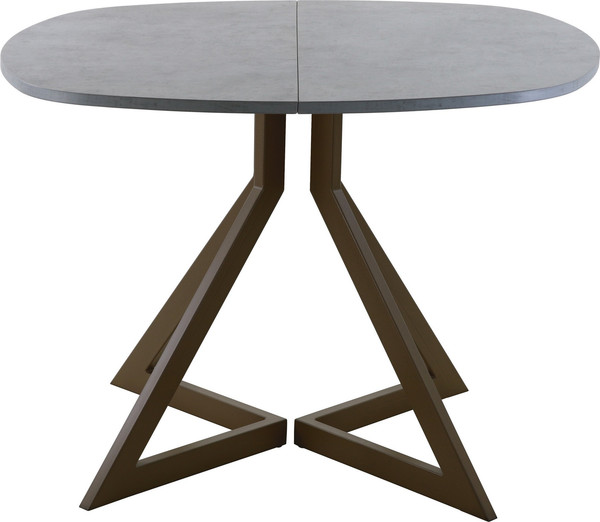 Изображение товара Обеденный стол AMC Elite Е20(900) D7 (коричневый/бетон чикаго светло-серый)