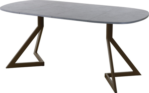 Изображение товара Обеденный стол AMC Elite Е20(900) D7 (коричневый/бетон чикаго светло-серый)