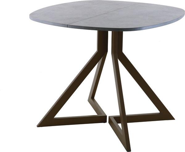 Изображение товара Обеденный стол AMC Elite Е20(900) D7 (коричневый/бетон чикаго светло-серый)