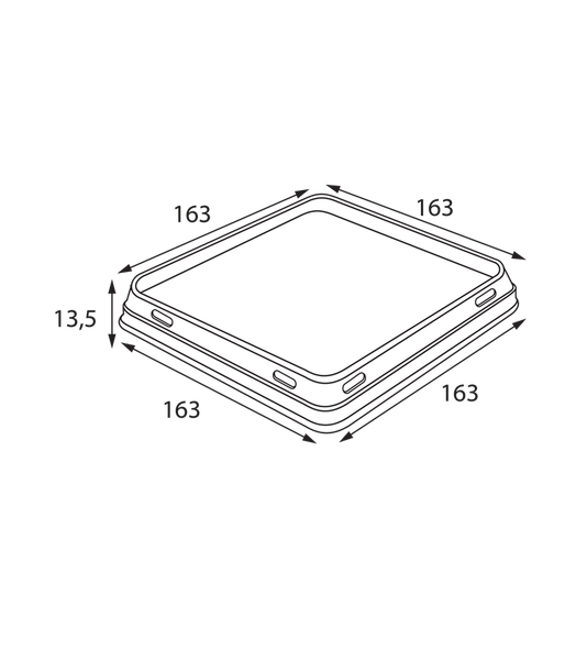 Изображение товара Набор коробок упаковочных для еды OSQ SmartPack 800 box 133/133x49 (200шт)