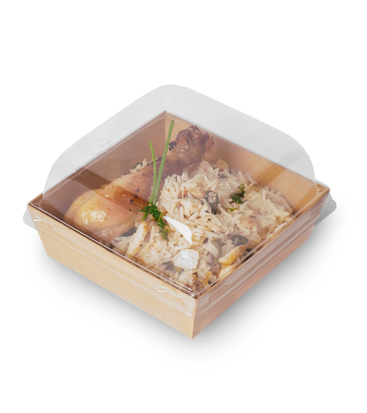 Изображение товара Набор коробок упаковочных для еды OSQ SmartPack 900 box 150/150/40 (200шт)