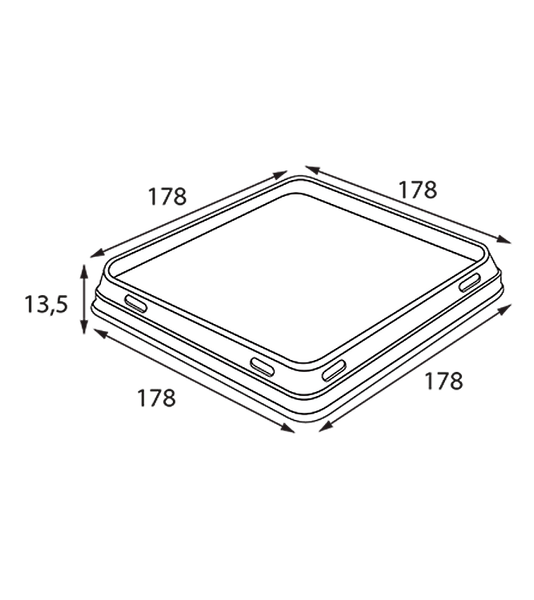 Изображение товара Набор коробок упаковочных для еды OSQ SmartPack 900 box 150/150/40 (200шт)
