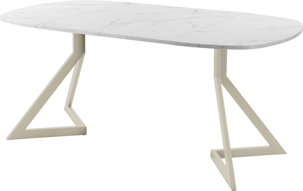 Изображение товара Обеденный стол AMC Elite Е20(900) D7 (бежевый/мрамор кристалл)