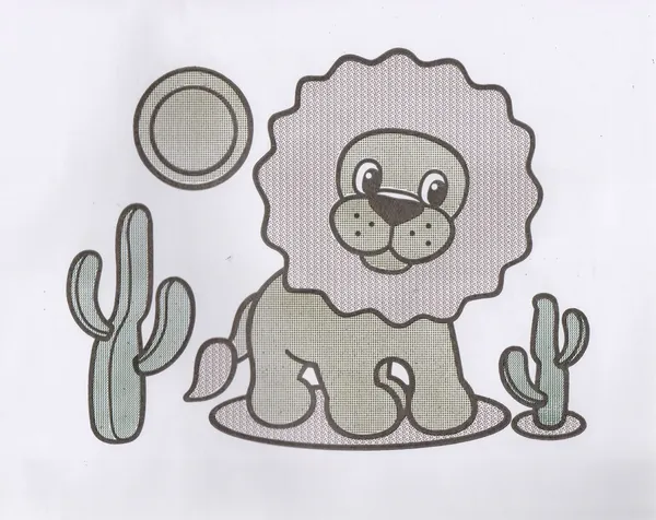 Изображение товара Раскраска Атберг 98 Львенок в Африке, мягкая обложка