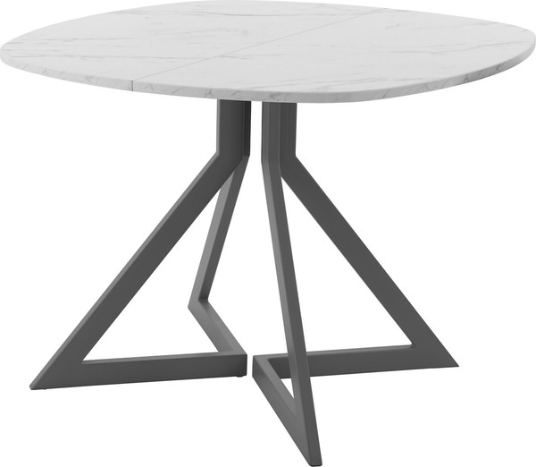 Изображение товара Обеденный стол AMC Elite Е20(900) D7 (графит/мрамор кристалл)