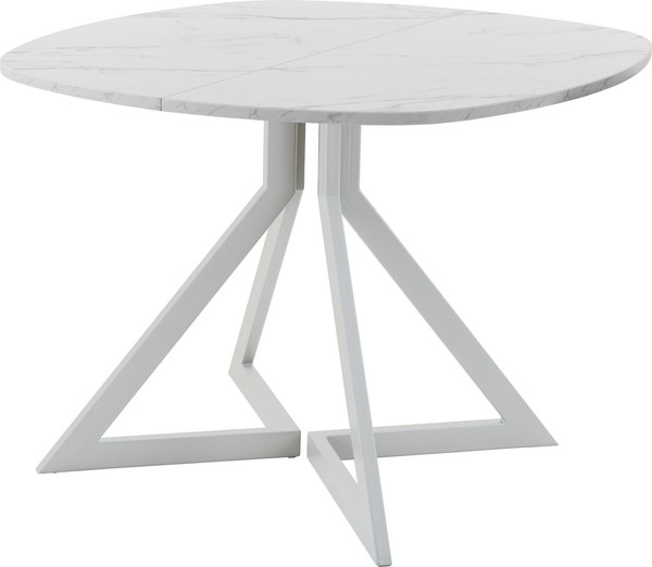 Изображение товара Обеденный стол AMC Elite Е20(900) D7 (серебро/мрамор кристалл)