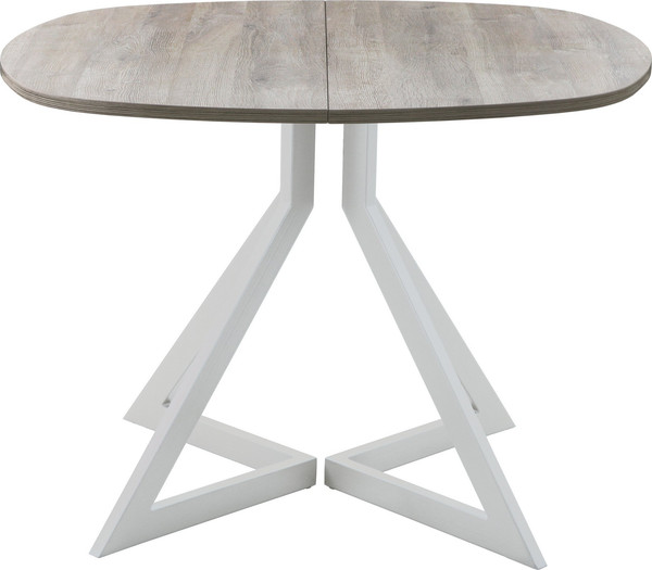 Изображение товара Обеденный стол AMC Elite Е20(900) D7 (серебро/дуб уайт-ривер песочно-бежевый)