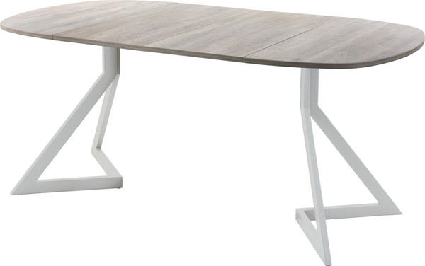 Изображение товара Обеденный стол AMC Elite Е20(900) D7 (серебро/дуб уайт-ривер песочно-бежевый)