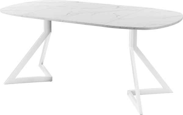 Изображение товара Обеденный стол AMC Elite Е20(900) D7 (белый/мрамор кристалл)