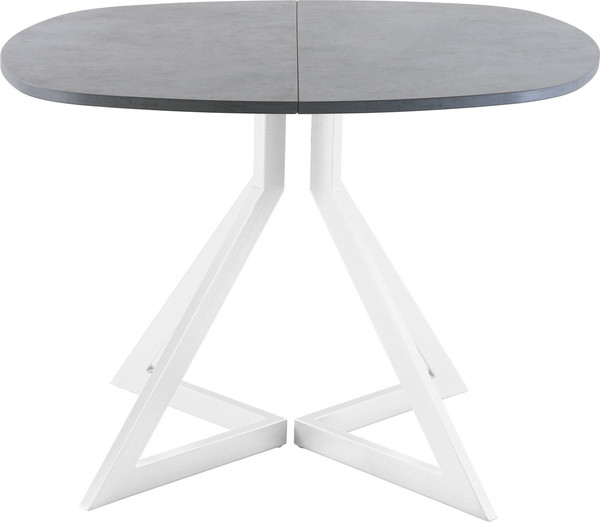 Изображение товара Обеденный стол AMC Elite Е20(900) D7 (белый/бетон чикаго светло-серый)