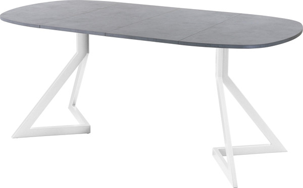 Изображение товара Обеденный стол AMC Elite Е20(900) D7 (белый/бетон чикаго светло-серый)