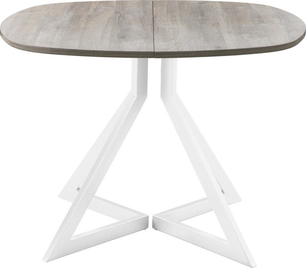 Изображение товара Обеденный стол AMC Elite Е20(900) D7 (белый/дуб уайт-ривер песочно-бежевый)